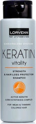 Lorvenn Keratin Vitality Shampoos Against Hair Loss for All Hair Types 100ml