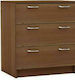 Decon Wooden Chest of Drawers with 3 Drawers 60x44x68cm