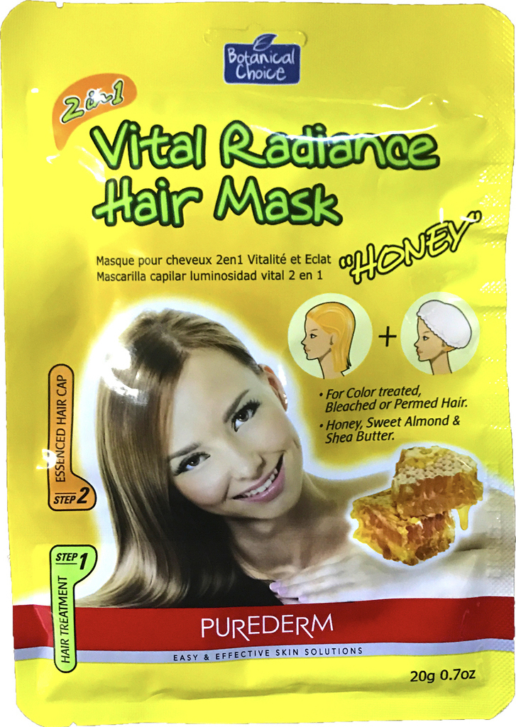 Vican Purederm Vital Radiance Hair Mask Honey 2 in 1 20ml Skroutz.gr