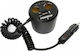 Lampa Car Charger Power cup 2 Total Intensity 2.1A with Ports: 2xUSB 2xCigarette Lighter with Cable Embedded