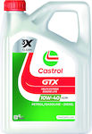 Castrol Ημισυνθετικό Λάδι Αυτοκινήτου GTX Ultraclean 10W-40 A3/B4 4lt