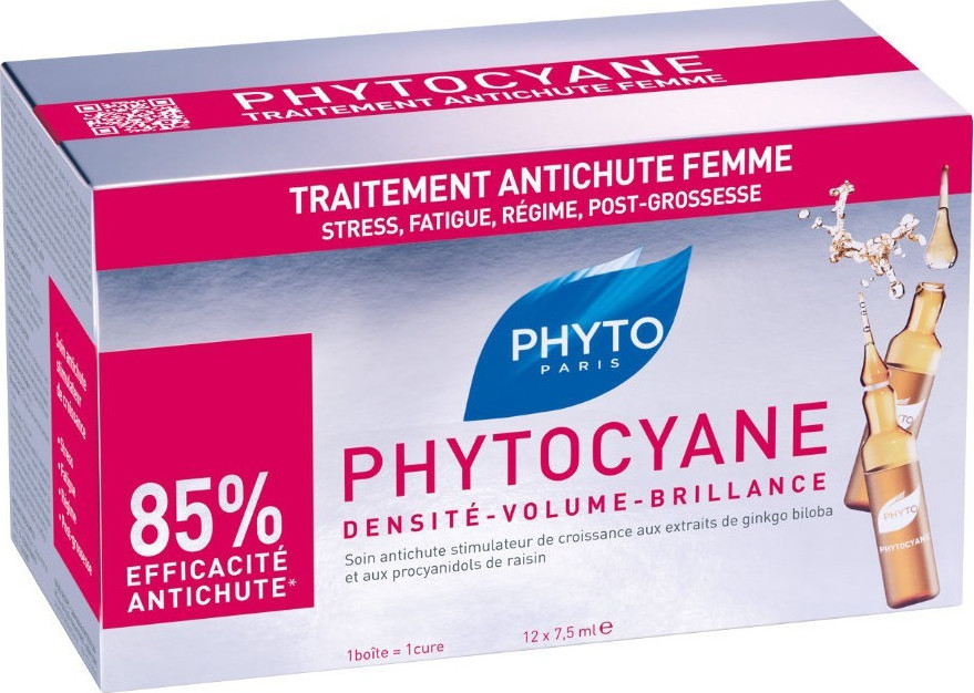 Phyto Phytocyane Densifying Treatment Serum 12x7.5ml  Skroutz.gr