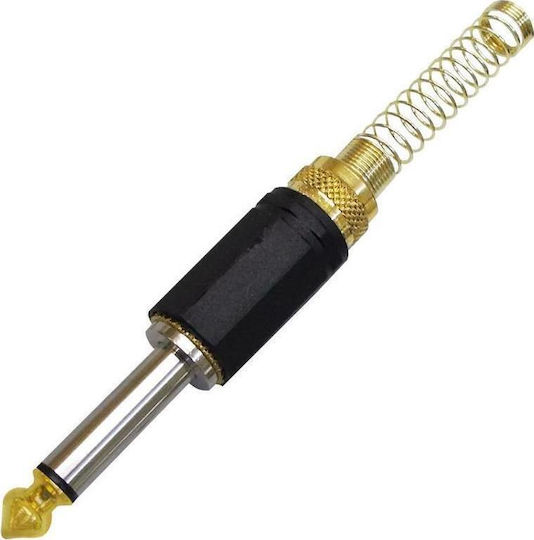 Audio Master TJ059 Stecker 6,3mm Klinke mono männlich Schwarz