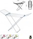 Chios Hellas Aluminum Folding Floor Clothes Drying Rack with Hanging Length 18m