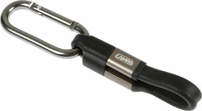 Lampa Keychain USB 2.0 Cable USB-C male - USB-A male Black 0.1m (L3888.9/T)