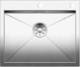 Blanco Zerox 550-IF/A (PushControl) 521638 Drop-In Sink Inox Satin W61xD51cm Silver