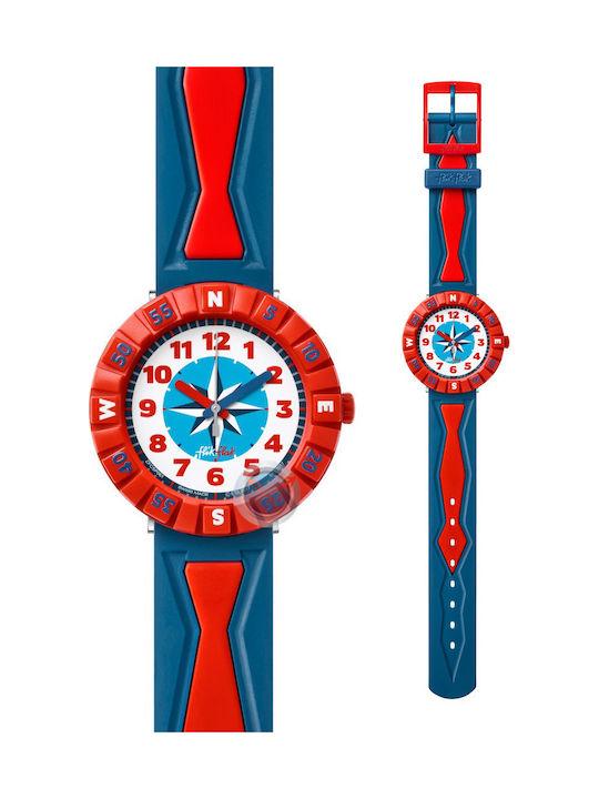 FlikFlak Kids Analog Watch with Rubber/Plastic Strap Blue