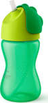 Philips Παιδικό Ποτηράκι "Bendy" από Πλαστικό Πράσινο 300ml για 12m+