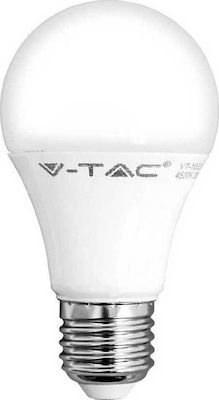 V-TAC VT-2099 Becuri LED pentru Soclu E27 și Formă A60 Alb rece 806lm 1buc