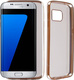 Volte-Tel Faceplate Electroplating Umschlag Rückseite Silikon Gold (Galaxy S7 Edge)