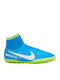 MercurialX Victory TF Kinder Fußballschuhe mit Rasen Türkis
