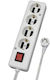 CHaralampidis Power Strip 4 Positions with Switch and Cable 5m