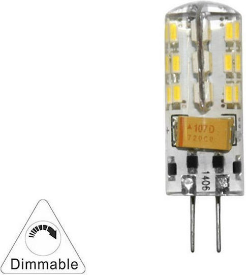 Adeleq Bec LED 2W pentru Soclu G4 Alb cald 135lm