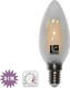 Adeleq LED Bulb 4W 98mm for Socket E27 and Shape C35 Cool White 440lm Dimmable