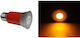 Adeleq Bec LED 3W 92mm pentru Soclu E27 Portocaliu 270lm