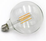 Adeleq LED Lampen für Fassung E27 und Form G125 Warmes Weiß 1050lm Dimmbar 1Stück