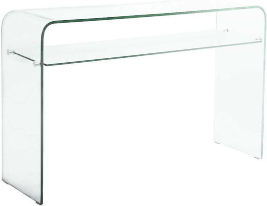 Glasser Consolă Sticlă Transparent L110xL35xH75buc Glasser Consolă Sticlă Transparent L110xL35xH75buc