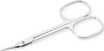 Beauty Spring Nail Scissors 613 Nickel with Curved Tip for Cuticles