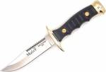 Muela 7100 Knife Black with Blade made of Steel in Sheath