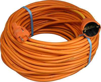 Χαραλαμπίδης 1 Platz mit Kabel 50m Durchmesser 3 x 1.5mm² Orange