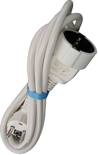 CHaralampidis Extension Cable Cord 3 x 1.5mm²/7m White