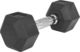 Optimum Rubber Hexagon Dumbbell 1 x 6kg