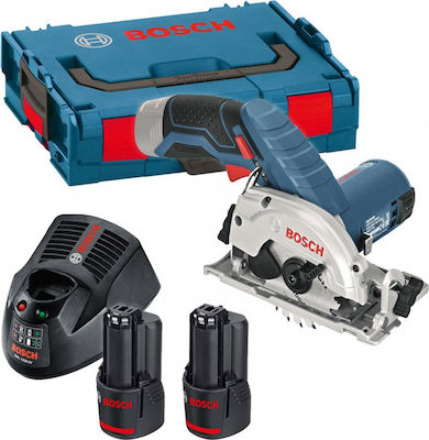 Bosch GKS 12V-26 Professional Δισκοπρίονο 12V 2x3Ah