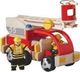 Plan Toys Πυροσβεστική Δύο Πυροσβέστες Track Fire Truck 63100