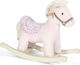 Mamas & Papas Belle Fabric Rocking Toy Horse for 12+ months Pink