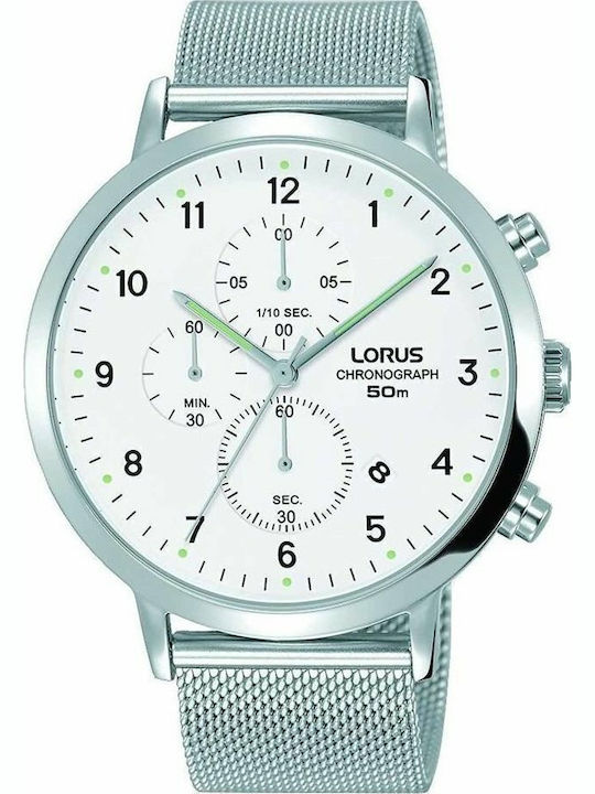 Lorus Herrenuhr 43mm Chronograph Batterie mit S...