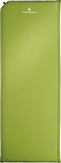 Ferrino Self-Inflating Single Camping Sleeping Mat 183x51cm Thickness 3.5cm in Green color