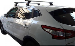 Nordrive Kit Aluminum bars NORDRIVE - Feet for NISSAN QASHQAI 2014+. 2 pieces MP.NQASHQAI.13