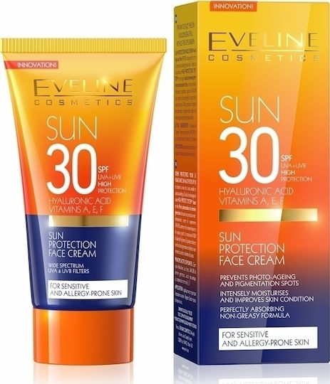 Eveline Cream Αντηλιακή Κρέμα Προσώπου SPF30 50ml