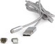 Cablexpert Braided USB to Lightning / micro USB Cable Γκρι 1m (CC-USB2-AMLM3-1M)