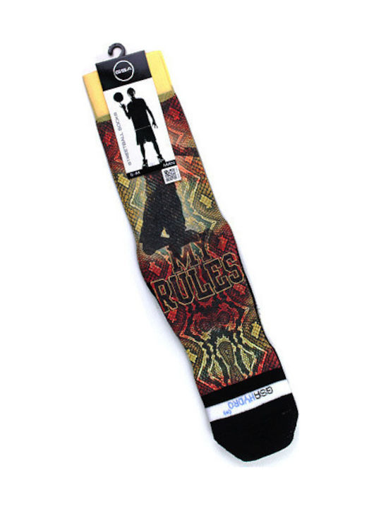 GSA Street Fashion 84-16004 Баскетболни Спортни Чорапи Многоцветни 1 Чифт