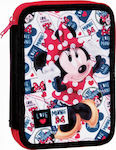 Gim Minnie Love Pencil Case Full with 2 Compartments Multicolored