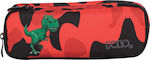 Polo Dino Pencil Case with 1 Compartment Red