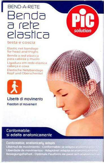 PiC Solution Bend A Rete για το Κεφάλι & Γοφό Ελαστικός Διχτυωτός Επίδεσμος Συγκράτησης 3m