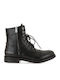 Replay Phim Men's Leather Military Boots Black