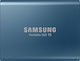 Samsung Portable SSD T5 USB 3.1 / USB-C Externe SSD 250GB 2.5" Blau