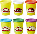 Hasbro Play-Doh 6 Βαζάκια Βασικά Χρώματα
