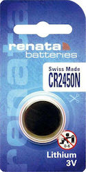 Renata Μπαταρία Λιθίου CR2450N 3V 1τμχ Renata Μπαταρία Λιθίου CR2450N 3V 1τμχ