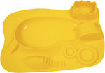 Marcus & Marcus Silicone Baby Tray Καμηλοπάρδαλη for 6+ months Yellow