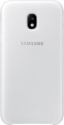 Samsung Dual Layer Cover Umschlag Rückseite Synthetisch Weiß (Galaxy J3 2017) EF-PJ330CWEGWW