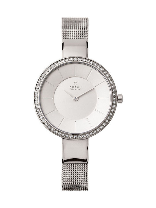 Obaku Uhr mit Silber Metallarmband V179LECIMC