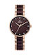 Obaku Watch with Pink Gold Metal Bracelet V189LXVNSA