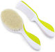 Nuvita Baby Brush & Comb 1137 Green 2pcs