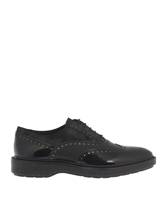 Geox Prestyn Piele Slip-on-uri pentru femei Negru