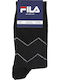 FILA Normal 3color Men's Patterned Socks Black