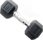 MDS 026 Rubber Hexagon Dumbbell 1 x 7.5kg